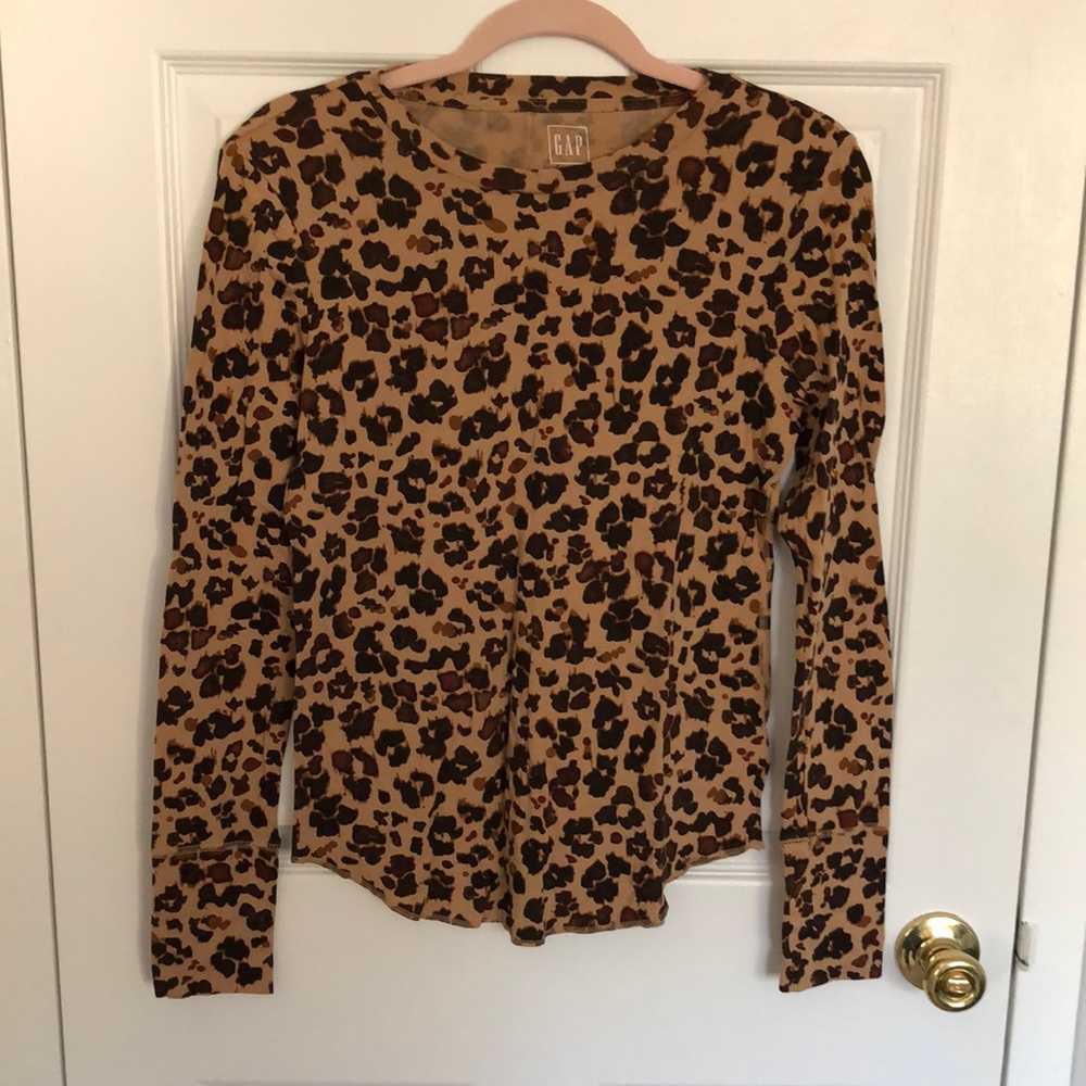 Cheetah Print Long Sleeve Tee